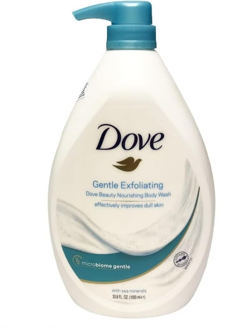 غسول للجسم بمعادن البحر، مقشر لطيف ومغذي، 1000 مل